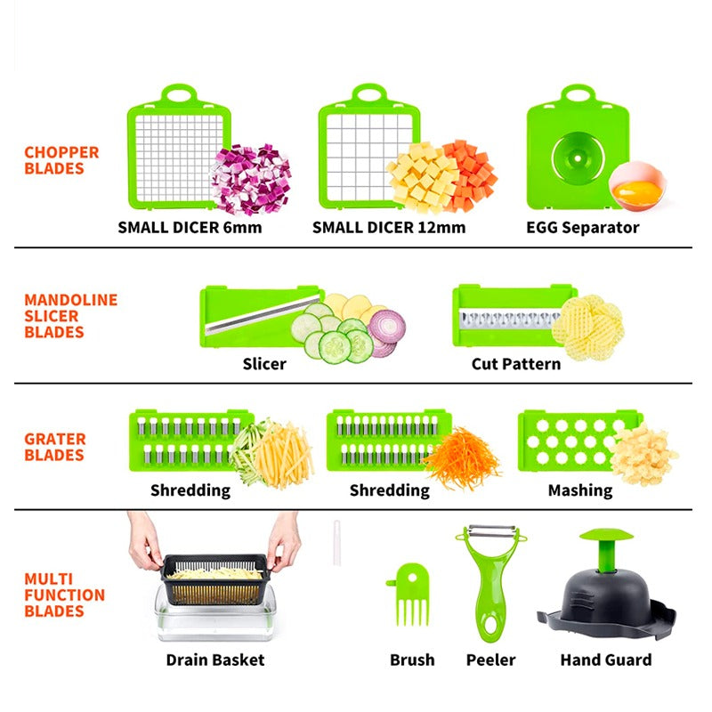 Vegetable Cutter Chopper and Slicer